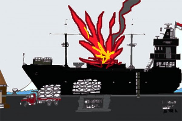 Tanker explodes in Batam, oil theft suspected