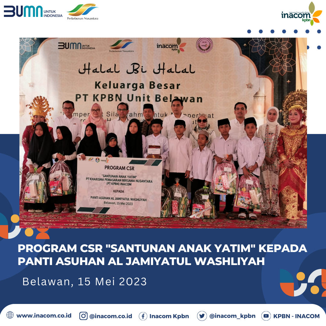Program CSR Santunan Anak Yatim kepada Panti Asuhan Al Jamiyatul Washliyah