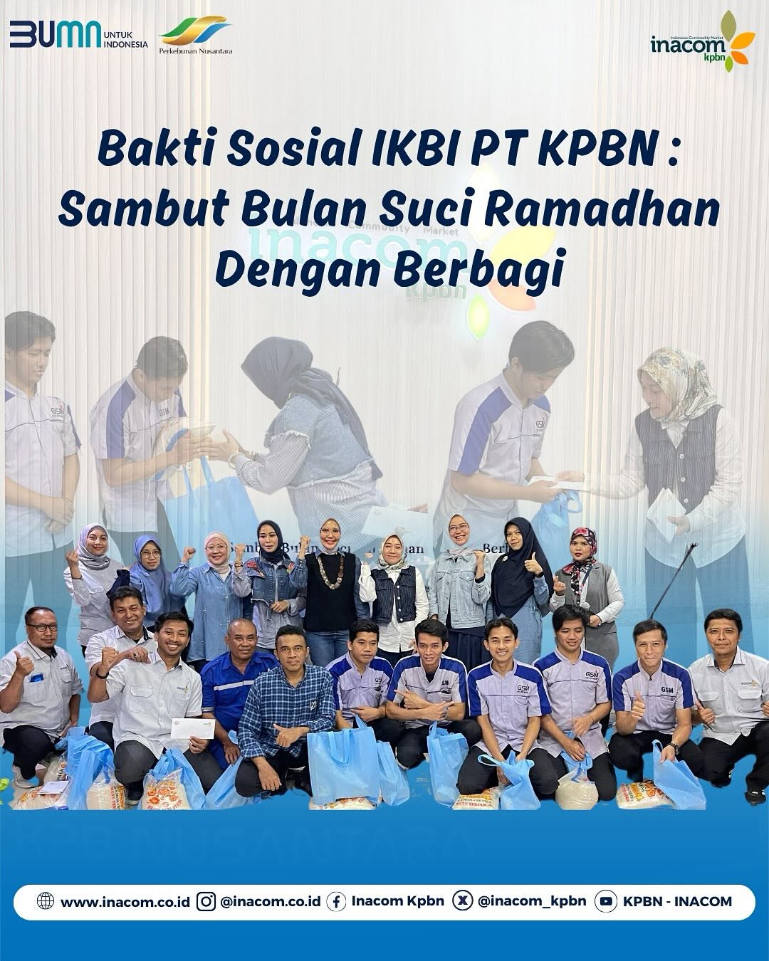Bakti Sosial IKBI PT KPBN: Sambut Bulan Suci Ramadhan Dengan Berbagi