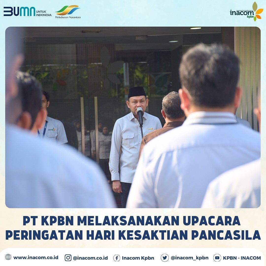 PT KPBN Melaksanakan Upacara Peringatan Hari Kesaktian Pancasila