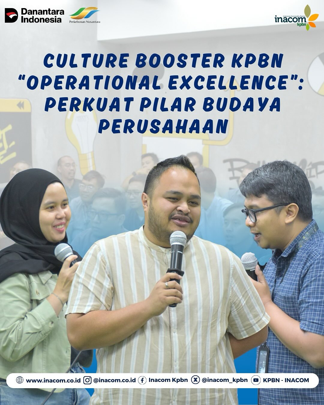 Culture Booster pada Jumat pagi (12/9) di Learning Corner secara hybrid, menghadirkan pembahasan bertema Operational Excellence